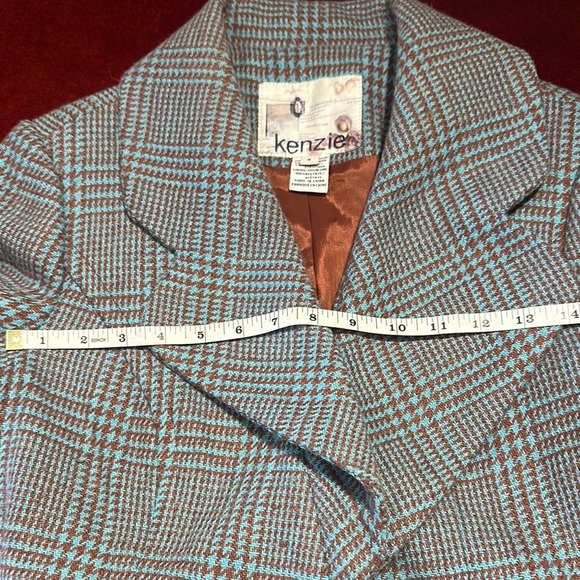 Kenzie Gray Blazer Classic Tailored Suit Jacket - Picture 11 of 16